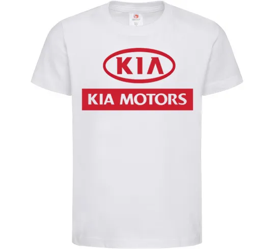 Дитяча футболка Kia Motors Білий фото