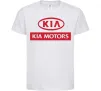 Дитяча футболка Kia Motors Білий фото