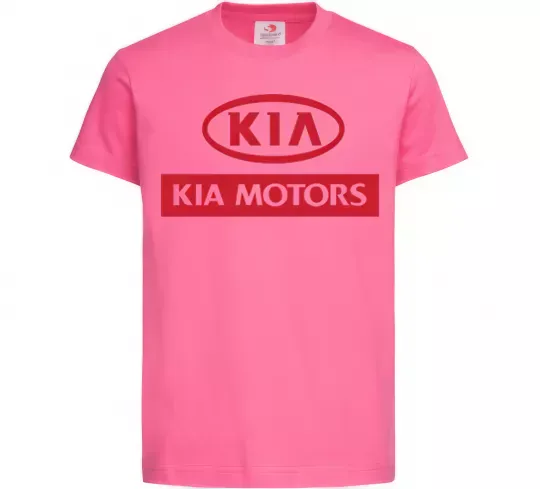 Дитяча футболка Kia Motors Яскраво-рожевий фото