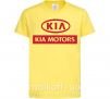 Дитяча футболка Kia Motors Лимонний фото