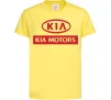 Дитяча футболка Kia Motors Лимонний фото