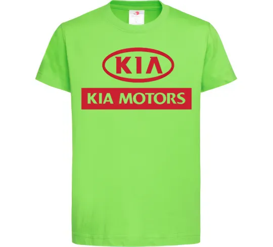 Дитяча футболка Kia Motors Лаймовий фото