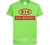 Дитяча футболка Kia Motors Лаймовий фото