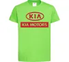 Дитяча футболка Kia Motors Лаймовий фото