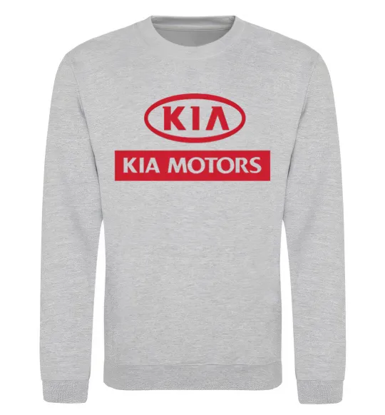 Свитшот Kia Motors Серый меланж фото