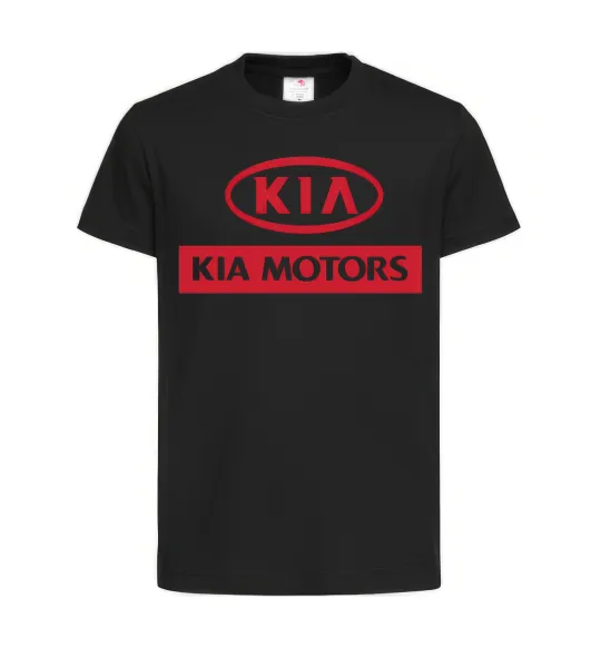 Дитяча футболка Kia Motors Чорний фото