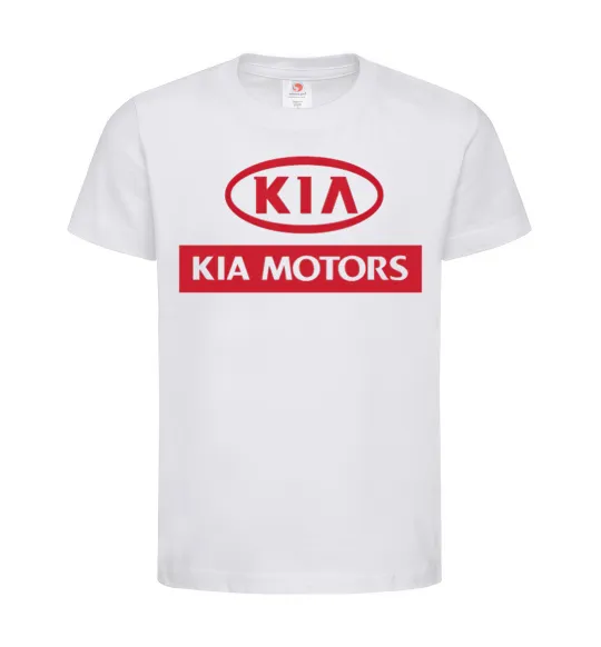 Дитяча футболка Kia Motors Білий фото