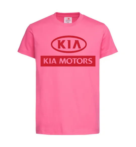 Дитяча футболка Kia Motors Яскраво-рожевий фото