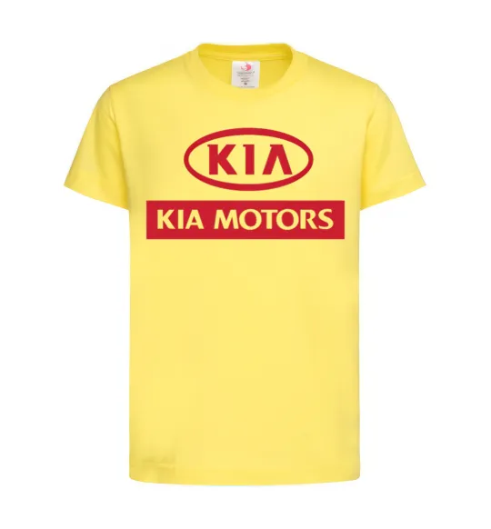Дитяча футболка Kia Motors Лимонний фото