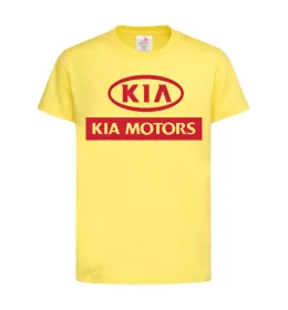 Детская футболка Kia Motors Лимонный фото