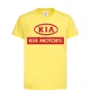 Дитяча футболка Kia Motors Лимонний фото