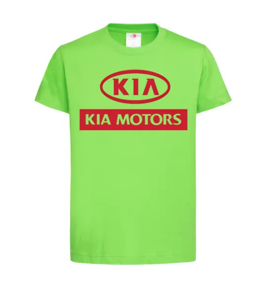 Дитяча футболка Kia Motors Лаймовий фото