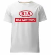 Мужская премиум футболка Kia Motors Белый фото