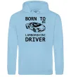 Жіноча толстовка (худі) Born to be Lamborghini driver Блакитний фото