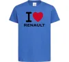 Детская футболка I Love Renault Ярко-синий Детская футболка I Love Renault Ярко-синий фото