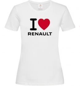 Жіноча футболка I Love Renault Жіноча футболка I Love Renault