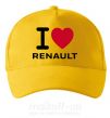 Кепка I Love Renault Сонячно жовтий фото