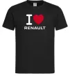 Мужская футболка I Love Renault Черный Мужская футболка I Love Renault Черный фото