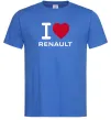 Мужская футболка I Love Renault Ярко-синий Мужская футболка I Love Renault Ярко-синий фото