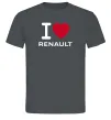Мужская футболка I Love Renault Графит Мужская футболка I Love Renault Графит фото