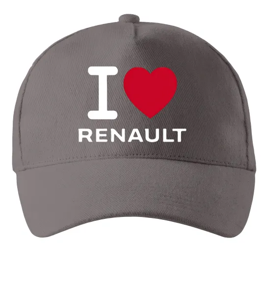 Кепка I Love Renault Серый фото