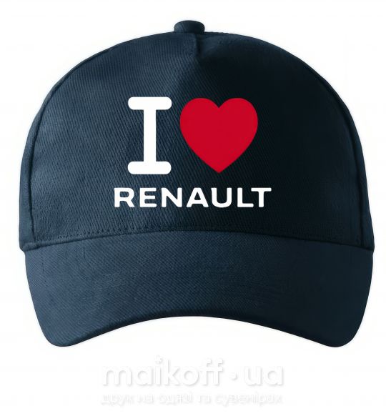 Кепка I Love Renault Темно-синій фото