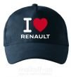 Кепка I Love Renault Темно-синий фото