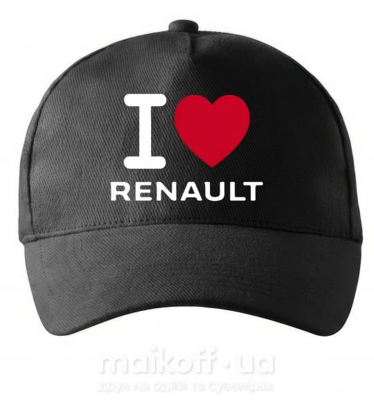 Кепка I Love Renault Черный фото