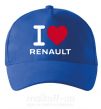 Кепка I Love Renault Яскраво-синій фото