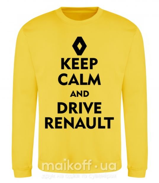 Свитшот Drive Renault Солнечно желтый фото