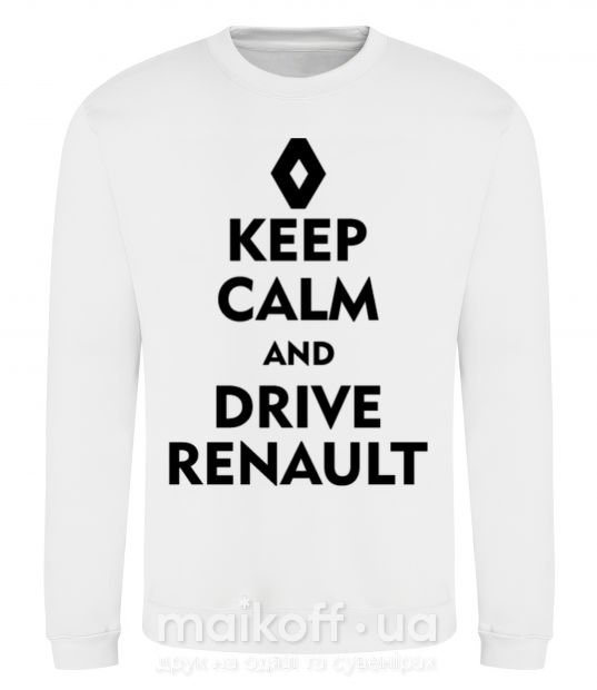 Свитшот Drive Renault Белый фото