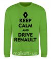 Свитшот Drive Renault Лаймовый фото