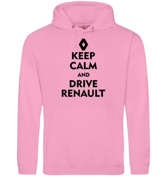 Чоловіча толстовка (худі) Drive Renault Рожевий фото