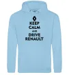 Чоловіча толстовка (худі) Drive Renault Блакитний фото