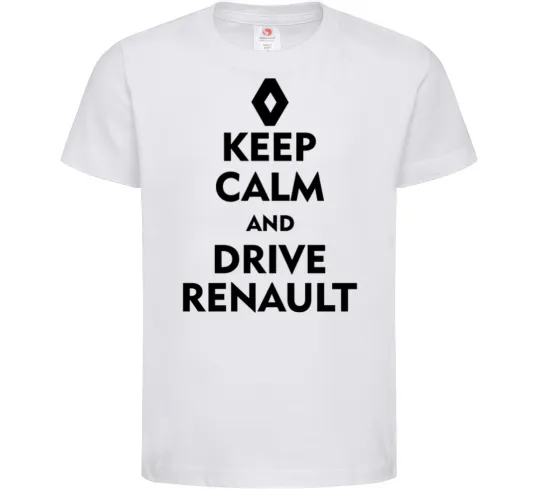 Дитяча футболка Drive Renault Білий фото