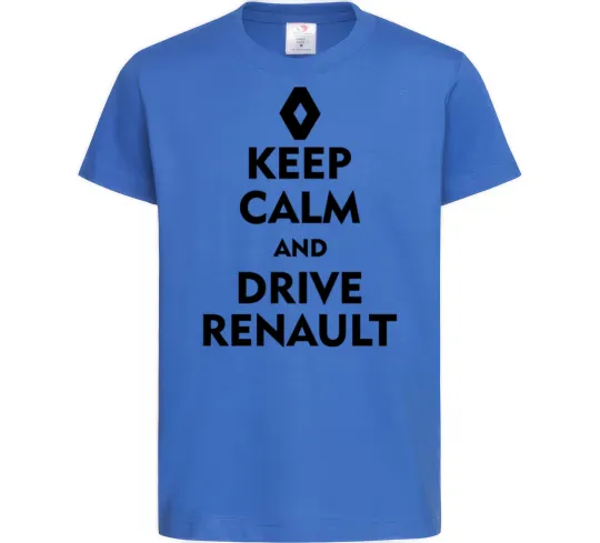 Дитяча футболка Drive Renault Яскраво-синій фото