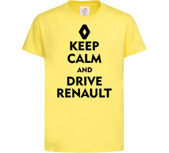 Дитяча футболка Drive Renault Лимонний фото