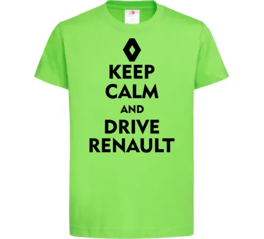 Дитяча футболка Drive Renault Лаймовий фото
