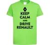 Дитяча футболка Drive Renault Лаймовий фото