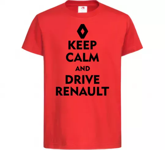 Дитяча футболка Drive Renault Червоний фото