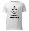 Мужская премиум футболка Drive Renault Белый фото