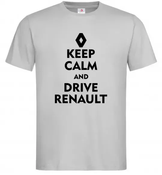 Мужская футболка Drive Renault Серый фото