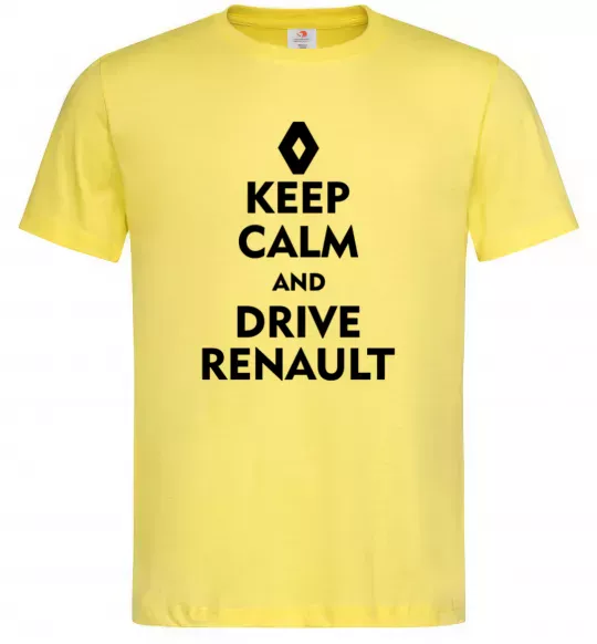 Мужская футболка Drive Renault Лимонный фото