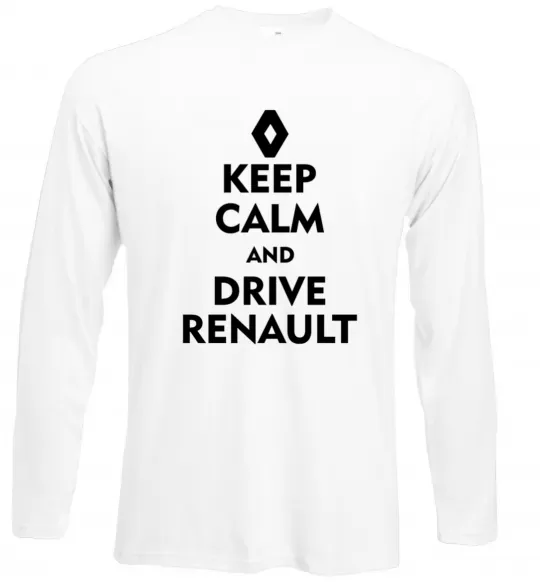 Лонгслив Drive Renault Белый фото