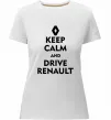 Жіноча преміум футболка Drive Renault Білий фото