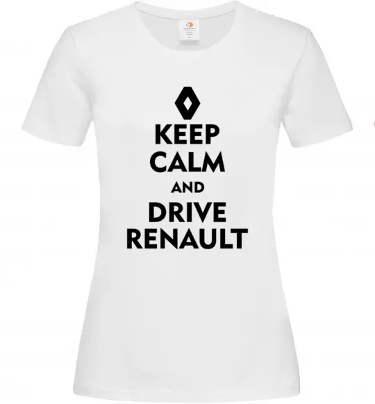 Женская футболка Drive Renault Белый фото