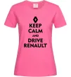 Женская футболка Drive Renault Ярко-розовый фото