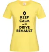 Женская футболка Drive Renault Лимонный фото