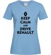 Женская футболка Drive Renault Голубой фото
