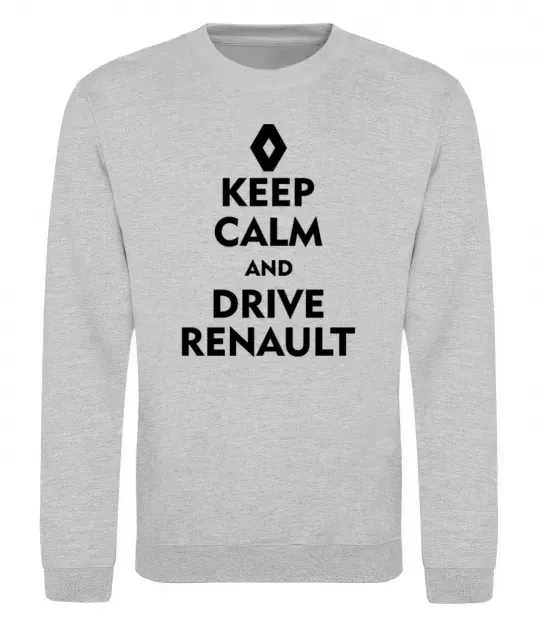 Світшот Drive Renault Сірий меланж фото